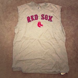 Red Sox cutoff shirt